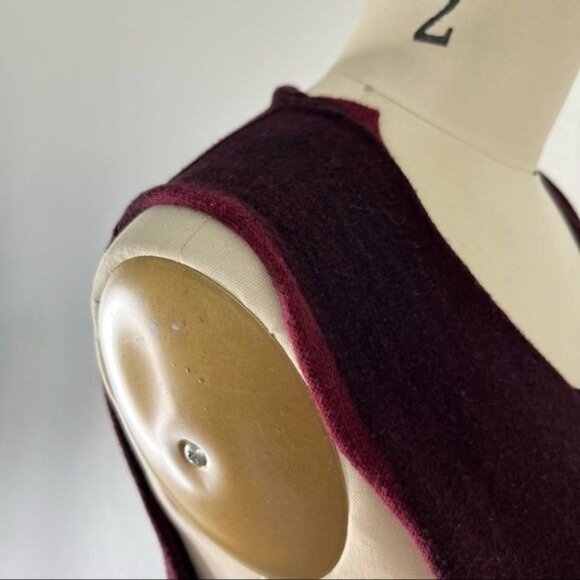 Serien°umerica Cashmere Italy Distressed Hi Lo Tattered Unisex Sweater - Picture 5 of 10